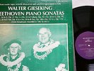 Beethoven Piano Sonatas Walter Gieseking 1947 & 1951 Broadcasts 2 LP RR-493 MONO