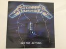 METALLICA  Ride The Lightning 1984 Music For Nations Import Records LP MFN 27 VF