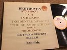HMV UK Stero ASD 287 Beecham Beethoven Symphony No 2 Ruins of Athens Incidental