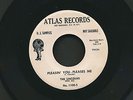THE LINCOLNS on ATLAS 45 RPM DJ copy- Don't Let Me Shed Any More Tears- 1958 VG+
