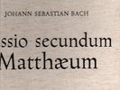 BACH - Passio secundum matthaeum - Matthäus Passion - Archiv 4 LP Box NEUWERTIG