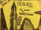 THE CLASH LONDON CALLING B/W ENGLISH CIVIL WAR LIVE VINYL 7 INCH BBC PROMO