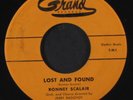 RONNEY SCALAIR: Lost And Found / Sylvy 45 (Teen Popcorn, plays fine) Oldies