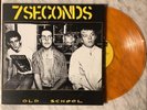 7 Seconds Old School LP 1992 Yellow Colored Vinyl Headhunter HED 005 Punk RARE