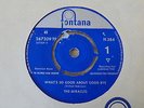 The Miracles - What's So Good About Good Bye 1962 UK 45 FONTANA