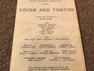 MADONNA   GOOSE AND TOMTOM PROGRAMME LINCOLN CENTER THEATRE NEW YORK 1988