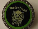 MOTORHEAD OVERKILL VINTAGE METAL PIN BADGE FROM THE 1970's INSERT STYLE BADGE
