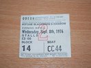 RITCHIE BLACKMORE'S RAINBOW - RARE 1976 UK TICKET STUB Hammersmith Odeon London
