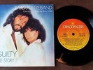 BARBRA STREISAND & BEE GEES RARE Guilty 7'' VINYL BRAZIL GOLD PROMO STAMPED