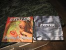 EXCITER VG+/EX LPs : 1986 Unveiling The Wicked FRANCE   &   1988 S/T W. GERMANY
