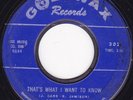 Northern Soul - James Carr - That's what I want to know - original US Goldwax