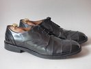 MENS NORTHERN SOUL RECORD WIGAN RARE SOLATIO ITALY BLACK LEATHER 102 SHOES 11