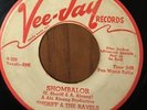 SHERIFF & THE RAVELS - Shombalor/Lonely One Vee Jay VJ306 PROMO 45 RARE