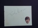 John Lennon, handsigned album page. ( Beatles )