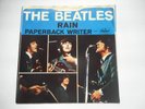 The Beatles West Coast 45 record Thumb Tab PS Paperback Writer EX