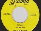 Atlanta soul JOE BROWN &THE BLACK FUNK Rap off / We can work it out