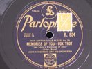 Louis Armstrong-Memories of You/Boswell Sisters/Parlophone R 854/E+ to N-