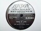 MONOTONES - Book Of Love / You Never Loved Me 78 rpm disc