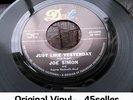 ? JOE SIMON 'Just Like Yesterday' TOP NM COPY + Cover Northern Soul 45 HEAR