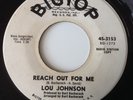 LOU JOHNSON - MAGIC POTION / REACH OUT FOR ME - BIG TOP PROMO. 3153.