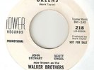 THE WALKER BROTHERS Greens TOWER PROMO OBSCURE  NORTHERN SOUL 45