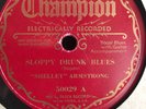 BUMBLE BEE SLIM CHAMPION 50029 BLUES 78 RPM E