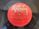 RARE GOSPEL A A ALLEN MIRACLE REVIVAL RECORDINGS - SONGS OF VICTORY 78 RPM