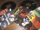 KISS 2 x LP black  VINYL SET, POSTER,  FORT WORTH 1977 -  ALIVE II Tourbook