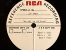 LOU REED Satellite of Love RARE RCA ACETATE 1972 Original Authentic DAVID BOWIE