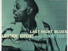 Lightnin' Hopkins & Sonny Terry - Last Night Blues LP - Bluesville Mono DG VG+