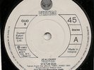 STATUS QUO RARE IRISH ONLY JEALOUSY / CALLING THE SHOTS QUO 9  EX COPY