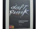 DAFT PUNK+Discovery+POSTER+AD+RARE ORIGINAL 2001+QUALITY FRAMED+FAST GLOBAL SHIP