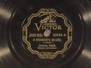78 RPM -- Jimmie Davis (Oscar Woods, guitar), Victor 23544, EE+ Country - Blues