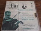 Rare Classical LP Rolph Schroeder Bach Sonatas & Partitas Columbia SL-189