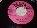 THE BARONS Exactly Like You/Forget About Me 45 Doo Wop R&B Soul Decca Promo
