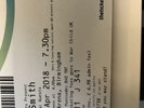 Sam Smith Tickets Birmingham - Genting Arena 04/04/18 ( x 2 tickets ) 