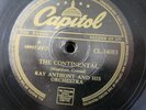 78rpm RAY ANTHONY ORCH the continental / secret love