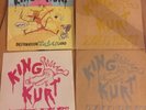 4 Psychobilly Vinyl Singles - King Kurt - Zulu Beat (3) - Destination Zulu Land.