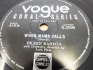 EILEEN BARTON With TERRY GIBBS 'Sway' & 'When Mama Calls' 10 Inch 78rpm - D23