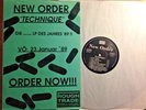 NEW ORDER  technique LP  German PROMO 1989 Rough Trade   Joy Division The Smiths