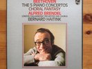 6767 002 Beethoven The 5 Piano Concertos Brendel Haitink 5xLP Philips NM/EX