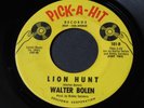 Walter Bolen   Lion Hunt   Pick-a-Hit   mod exotica R&B soul funk 45 HEAR