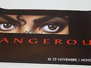 Michael Jackson Dangerous Album Official Sony French Promo Poster + Number Ones