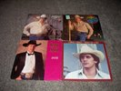 4 LP LOT:  GEORGE STRAIT - #7 - Livin' it Up - Strait Country - Beyond Blue Neon