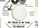 THE MIRACLES The Tracks Of My Tears TAMLA PROMO MOTOWN NORTHERN SOUL 45