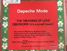 Depeche Mode - The Meaning Of Love - Promo-stickered Uk 7” Sent To Radio Station