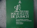 3 LP Box Veyron Lacroix Jordi Savall Rampal Bach L'ouvre Pour Flute Erato NM