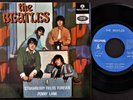 THE BEATLES EP MADE IN PORTUGAL 45 PS 7 *STRAWBERRY FIELDS FOREVER* LMEP 1267