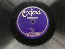 RAGTIME: COLUMBIA BAND - ‘NOISY BILL’ ON 1904 1-SIDED ‘OXFORD DISC RECORD’