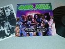 OVERKILL TAKING OVER '87 VINYL LP 81735-1 ATLANTIC MEGAFORCE GOLD STAMPED PROMO